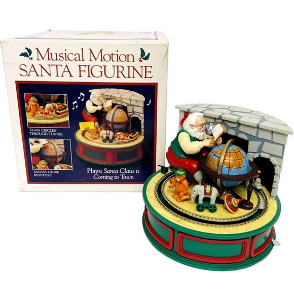 Willitts Musical Motion Santa Figure Plays Santa Claus is Coming to Town (READ) - Picture 2 of 16